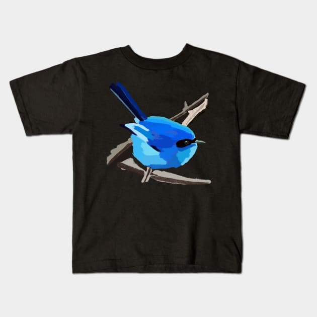 Bird Kids T-Shirt by MullievaArt